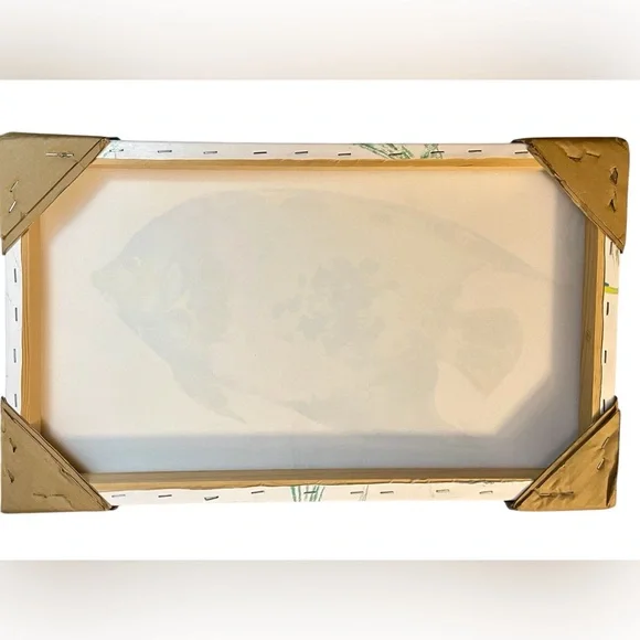 Vibrant Blue and Green Fish Art New With Tags - Picture 3 of 5